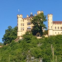 Castle Hohenschwangau at the Lechweg