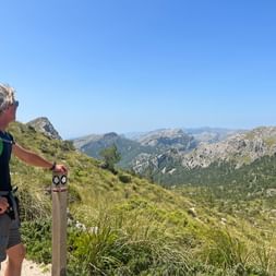 Hikers in the Tramuntana Mountains