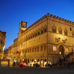 Der Palazzo dei Priori in Perugia