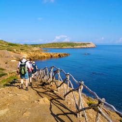 Coastal path in Menorca