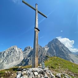 Gipfelkreuz auf der Sulzenschneid