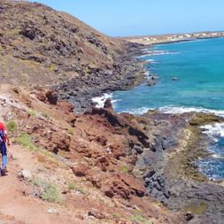 Küste von La Graciosa auf Lanzarote