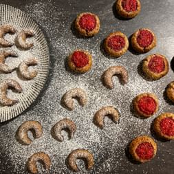 Various types of biscuits