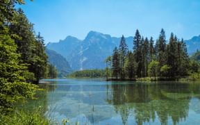 Der Almsee im Almtal