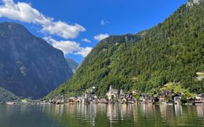 View of Hallstatt on Lake Hallstatt