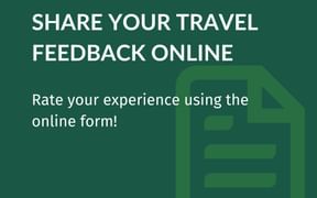 Travel feedback on our website