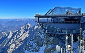 Die Bergstation der Zugspitzbahn
