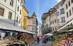 The Bolzano market