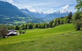 Berchtesgadner Bergpanorama mit Watzmann