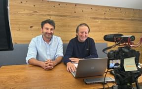 Andi und Rey bei unserer Plauderstunde