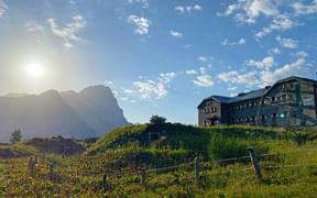 Morgenstimmung auf der Hofpürglhütte