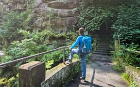 Die Sandsteinbrücke im Liebethaler Grund