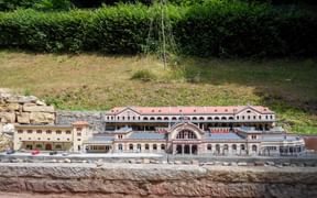 The miniature world in Ruhla - the main station of Erfurt The miniature world in Ruhla - the main station of Erfurt