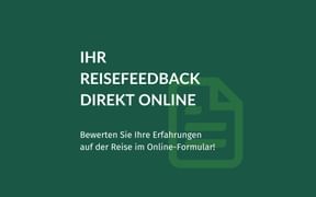 Reisefeedback auf unserer Website