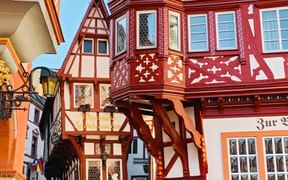 Half-timbered houses in Bernkastel-Kues Half-timbered houses in Bernkastel-Kues