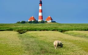 The lighthouse of Westerheversand