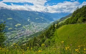 Panoramic view of Naturno Panoramic view of Naturno