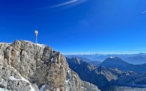 Das Gipfelkreuz der Zugspitze