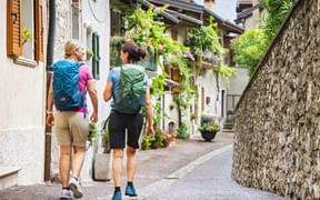 Hikers in Limone