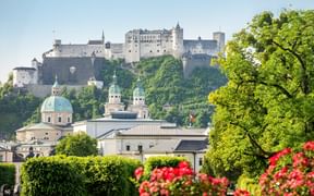 Blick auf Festung Hohensalzburg