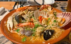 Arroz de marisco - rice dish with seafood