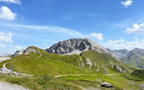 Aussicht auf den Rüfikopf