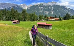 Wanderin bei Leutasch