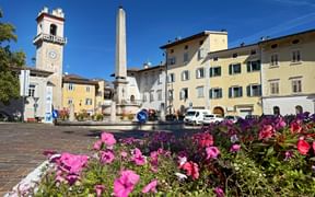 The picturesque village of Borgo Sacco near Rovereto The picturesque village of Borgo Sacco near Rovereto