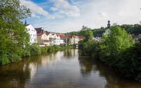 Eichstätt on the river Altmühl Eichstätt on the river Altmühl