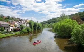 Treuchtlingen on the river Altmühl Treuchtlingen on the river Altmühl