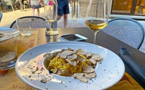 Truffle pasta in Alba