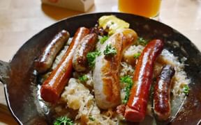 Schlachtplatte Törggelen Südtirol