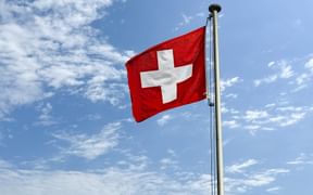 The Swiss flag