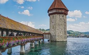 The Chapel Bridge in Lucerne