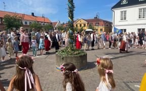 Mittsommertanz in Laholm