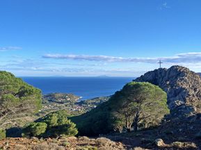 Meeresblick von Höhenweg auf Elba