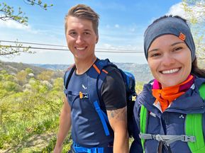 Hiking selfie