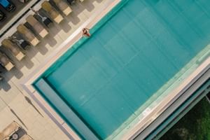 Skypool Luftansicht Mein Almhof