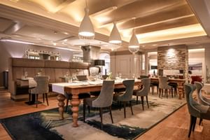Welcoming restaurant area in the hotel