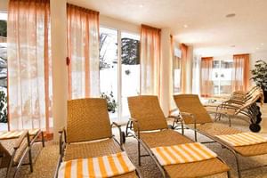Ruhebereich im Wellnessbereich des Hotels