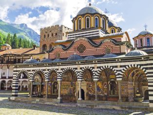 The orthodox monastery of Rila