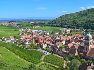 The imperial town of Kaysersberg on the Alsace Wine Route