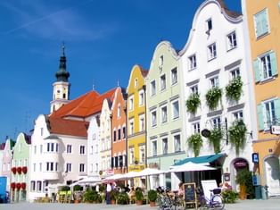 Famous silver line in Schaerding