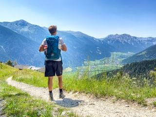 Hiker in Vinschgau