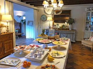Hotel breakfast buffet