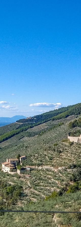 Kastell am Weg von Trevi nach Spoleto