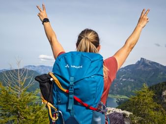 Wanderin bei der Afterwork Spendenaktion - Drachenwand