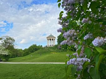 Das Monopteros im Englischen Garten in München