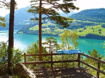 Hiking view at Lake Lucerne