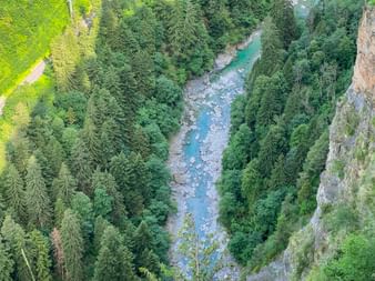 Hinterrhein Flusslauf